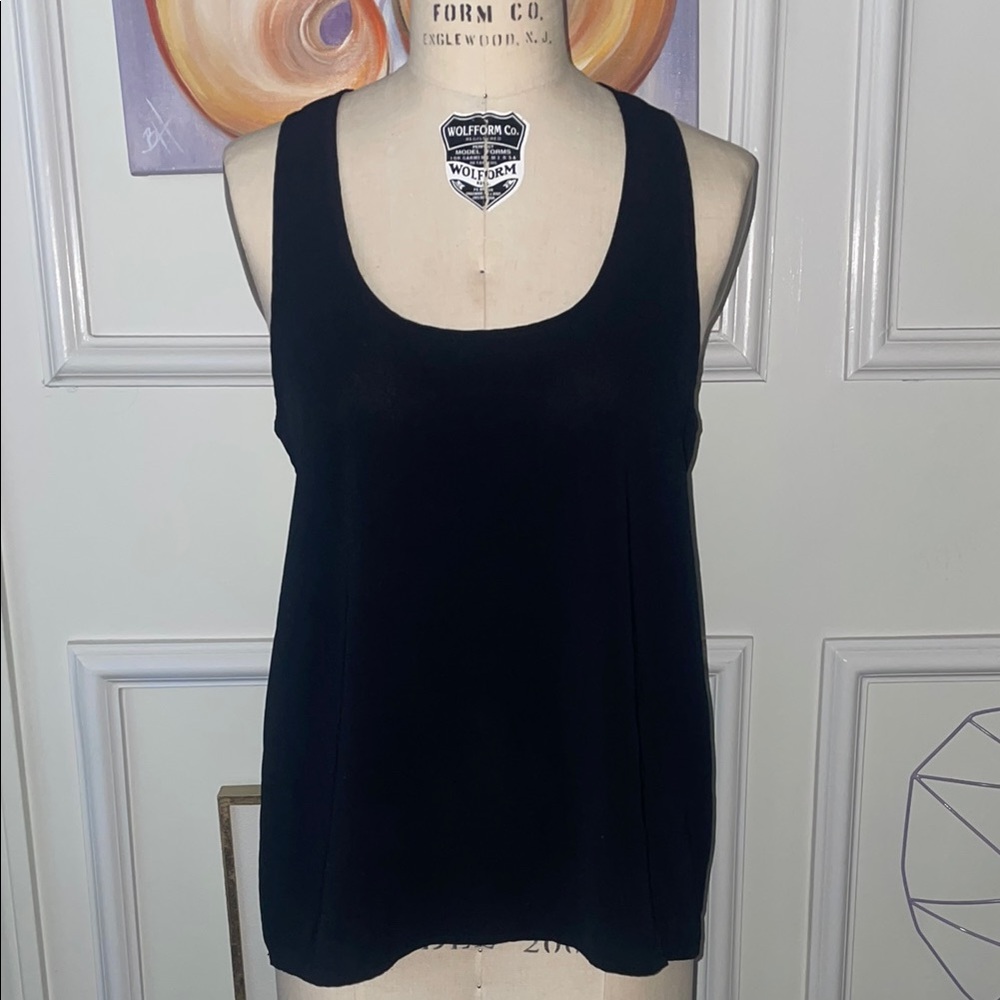 Frenchi Classic Black Tank Top